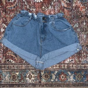 Paperbag Jean Shorts